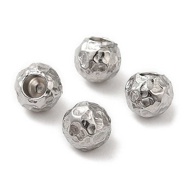 PandaHall 304 Stainless Steel Cord End, End Caps, Hammered Round, Stainless Steel Color, 4x4mm, Hole: 1.8mm 304 Stainless Steel Round
PandaHall 304 Stainless Steel Cord End, End Caps, Hammered Round, Stainless Steel Color, 4x4mm, Hole: 1.8mm 304 Stainless Steel Round