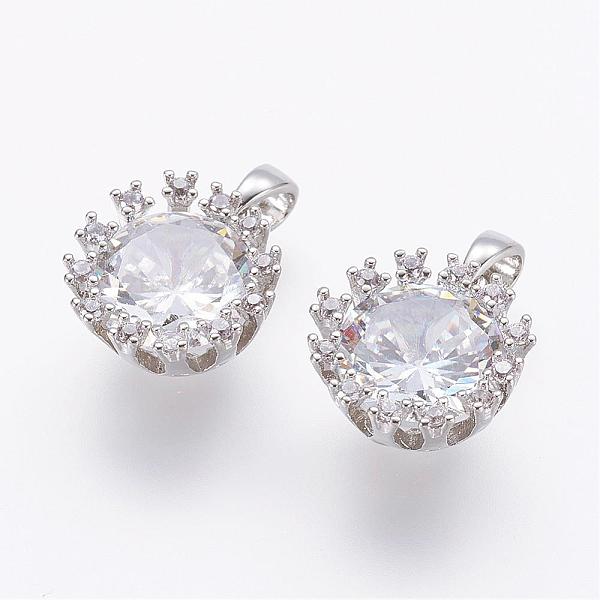 PandaHall Brass Micro Pave Cubic Zirconia Charms, Flat Round, Platinum, 15x13x7mm, Hole: 2.5x4.5mm Brass+Cubic Zirconia Flat Round
PandaHall Brass Micro Pave Cubic Zirconia Charms, Flat Round, Platinum, 15x13x7mm, Hole: 2.5x4.5mm Brass+Cubic Zirconia Flat Round