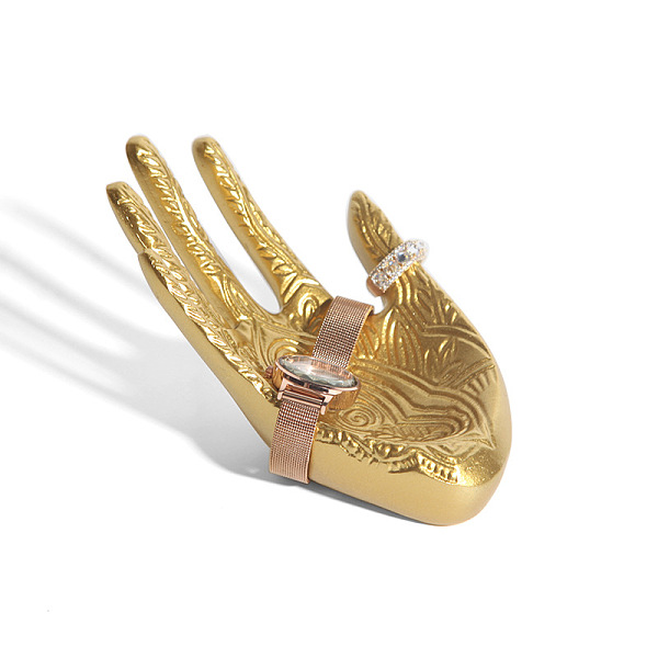 PandaHall Palm Model Resin Jewelry Plate, Storage Tray for Rings, Necklaces, Earring, Photography Props, Gold, 160x80mm Resin Palm Gold
PandaHall Palm Model Resin Jewelry Plate, Storage Tray for Rings, Necklaces, Earring, Photography Props, Gold, 160x80mm Resin Palm Gold