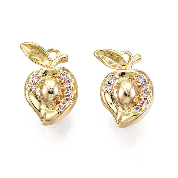 PandaHall Brass Micro Pave Cubic Zirconia Pendants, Real 18K Gold Plated, Pomegranate, Clear, 15x10.5x8mm, Hole: 1.2mm Brass+Cubic Zirconia...
PandaHall Brass Micro Pave Cubic Zirconia Pendants, Real 18K Gold Plated, Pomegranate, Clear, 15x10.5x8mm, Hole: 1.2mm Brass+Cubic Zirconia...