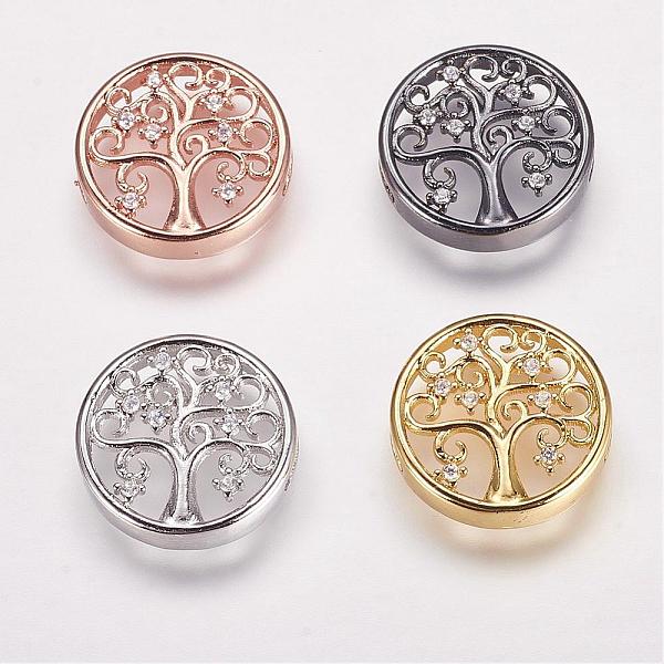 PandaHall Brass Micro Pave Cubic Zirconia Slide Charms, Flat Round with Tree, Mixed Color, 15.5x4mm, Hole: 1.5x6mm Brass+Cubic Zirconia Flat..., Multicolor
PandaHall Brass Micro Pave Cubic Zirconia Slide Charms, Flat Round with Tree, Mixed Color, 15.5x4mm, Hole: 1.5x6mm Brass+Cubic Zirconia Flat..., Multicolor