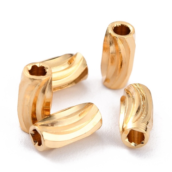 PandaHall Brass Corrugated Beads, Long-Lasting Plated, Column, Real 24K Gold Plated, 6x3mm, Hole: 1.4mm Brass Column
PandaHall Brass Corrugated Beads, Long-Lasting Plated, Column, Real 24K Gold Plated, 6x3mm, Hole: 1.4mm Brass Column