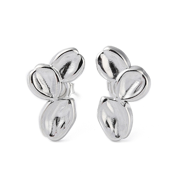 PandaHall 304 Stainless Steel Stud Earrings, Leaf, Stainless Steel Color, 13x11mm 304 Stainless Steel Leaf
PandaHall 304 Stainless Steel Stud Earrings, Leaf, Stainless Steel Color, 13x11mm 304 Stainless Steel Leaf