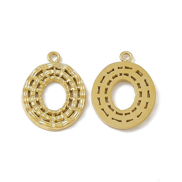 PandaHall Vacuum Plating 201 Stainless Steel Pendants, Oval Charm, Real 18K Gold Plated, 16x12x1mm, Hole: 1.2mm 201 Stainless Steel Oval
PandaHall Vacuum Plating 201 Stainless Steel Pendants, Oval Charm, Real 18K Gold Plated, 16x12x1mm, Hole: 1.2mm 201 Stainless Steel Oval