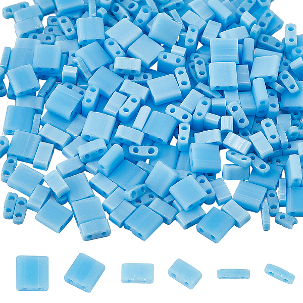 PandaHall SUNNYCLUE 300Pcs 3 Styles 2-Hole Opaque Glass Seed Beads, Rectangle, Light Sky Blue, 4.5~5.5x2~5.5x1~2.5mm, Hole: 0.5~0.8mm...
PandaHall SUNNYCLUE 300Pcs 3 Styles 2-Hole Opaque Glass Seed Beads, Rectangle, Light Sky Blue, 4.5~5.5x2~5.5x1~2.5mm, Hole: 0.5~0.8mm...