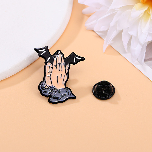 PandaHall Praying Hand Alloy Enamel Badge Pins, Religion Brooch, Clothes Decorations Bag Accessories, Bat, 30x30mm Alloy+Enamel Bat
PandaHall Praying Hand Alloy Enamel Badge Pins, Religion Brooch, Clothes Decorations Bag Accessories, Bat, 30x30mm Alloy+Enamel Bat