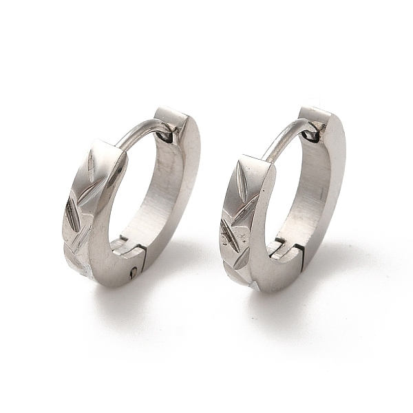 PandaHall 304 Stainless Steel Grooved Hoop Earrings, Stainless Steel Color, 12.5x2.5mm 304 Stainless Steel Ring
PandaHall 304 Stainless Steel Grooved Hoop Earrings, Stainless Steel Color, 12.5x2.5mm 304 Stainless Steel Ring