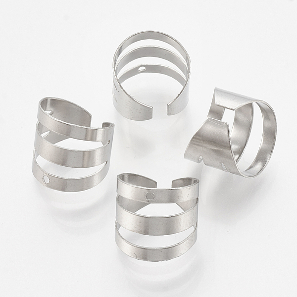 PandaHall 304 Stainless Steel Ear Cuff Findings, Stainless Steel Color, 10x10mm, Hole: 1mm 304 Stainless Steel
PandaHall 304 Stainless Steel Ear Cuff Findings, Stainless Steel Color, 10x10mm, Hole: 1mm 304 Stainless Steel