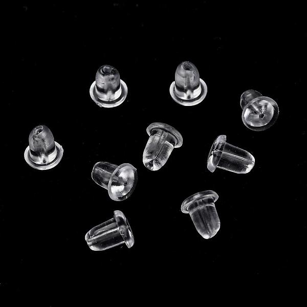 PandaHall Plastic Ear Nuts, Earring Backs, Clear, 5x4.5mm, Hole: 0.6mm Plastic Clear
PandaHall Plastic Ear Nuts, Earring Backs, Clear, 5x4.5mm, Hole: 0.6mm Plastic Clear