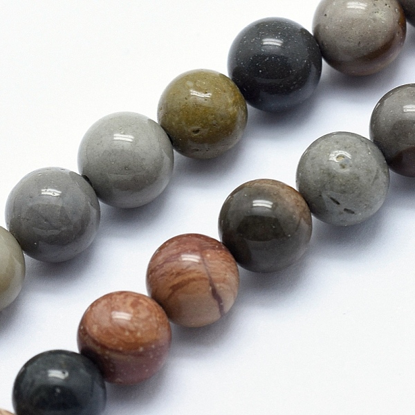 PandaHall Natural Ocean Agate/Ocean Jasper Beads Strands, Round, 6mm, Hole: 1mm, about 60pcs/strand, 15.3 inch(39cm) Ocean Jasper Round
PandaHall Natural Ocean Agate/Ocean Jasper Beads Strands, Round, 6mm, Hole: 1mm, about 60pcs/strand, 15.3 inch(39cm) Ocean Jasper Round