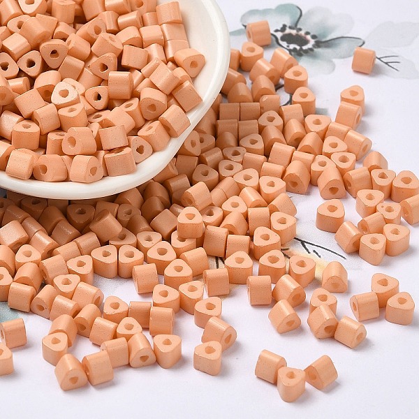 PandaHall Baking Painted Glass Bead, Ceylon, Triangle Hole, Trangle, Light Salmon, 5x5x4mm, Hole: 1.3mm, 3150pcs/pound Glass Triangle
PandaHall Baking Painted Glass Bead, Ceylon, Triangle Hole, Trangle, Light Salmon, 5x5x4mm, Hole: 1.3mm, 3150pcs/pound Glass Triangle