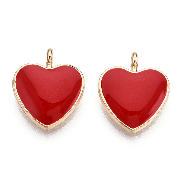 PandaHall Alloy Pendants, with Enamel, Cadmium Free & Lead Free, Light Gold, Heart, Red, 17.5x16x3.5mm, Hole: 1.8mm Alloy+Enamel Heart Red
PandaHall Alloy Pendants, with Enamel, Cadmium Free & Lead Free, Light Gold, Heart, Red, 17.5x16x3.5mm, Hole: 1.8mm Alloy+Enamel Heart Red