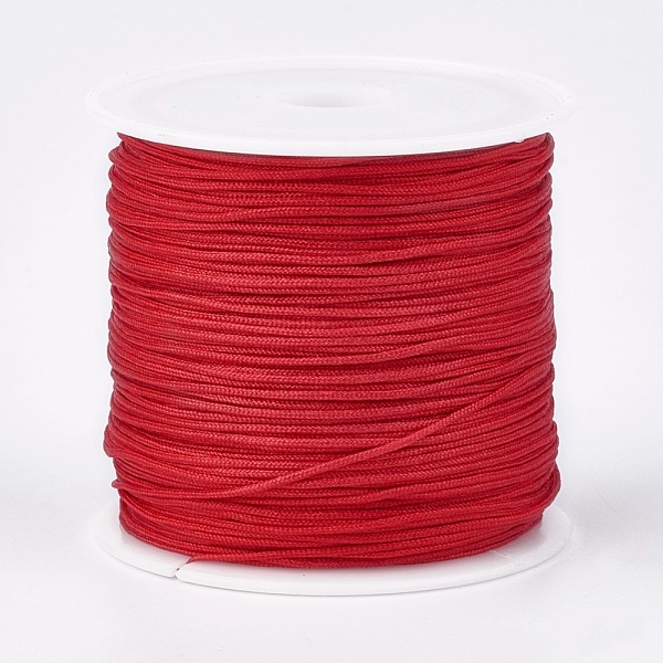 PandaHall Nylon Thread, Nylon String Jewelry Bead Cord for Custom Woven Jewelry Making, Red, 0.8mm, about 49.21 yards(45m)/roll Nylon Red
PandaHall Nylon Thread, Nylon String Jewelry Bead Cord for Custom Woven Jewelry Making, Red, 0.8mm, about 49.21 yards(45m)/roll Nylon Red