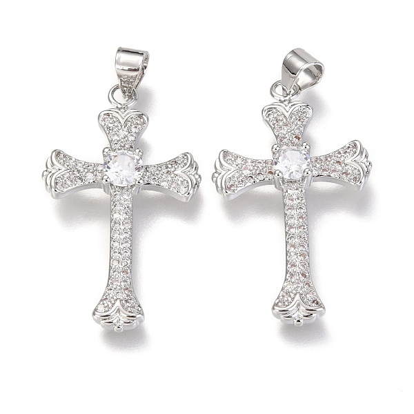 PandaHall Brass Micro Pave Clear Cubic Zirconia Pendants, Cross, Real Platinum Plated, 31x18x4mm, Hole: 3x4mm Brass+Cubic Zirconia Cross...
PandaHall Brass Micro Pave Clear Cubic Zirconia Pendants, Cross, Real Platinum Plated, 31x18x4mm, Hole: 3x4mm Brass+Cubic Zirconia Cross...
