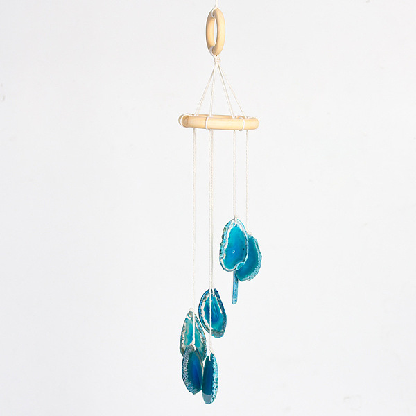 PandaHall Nuggets Natural Agate Wind Chime, for Outdoor Home Garden Decor Geode Hanging Decorations , Deep Sky Blue, 315mm Natural Agate...
PandaHall Nuggets Natural Agate Wind Chime, for Outdoor Home Garden Decor Geode Hanging Decorations , Deep Sky Blue, 315mm Natural Agate...