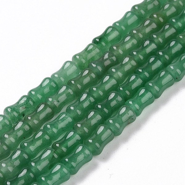 PandaHall Natural Green Aventurine Beads Strands, Bamboo Stick, 9.5~10x6~6.5mm, Hole: 1.4mm, about 39pcs/strand, 14.96 inch(38cm) Green...
PandaHall Natural Green Aventurine Beads Strands, Bamboo Stick, 9.5~10x6~6.5mm, Hole: 1.4mm, about 39pcs/strand, 14.96 inch(38cm) Green...