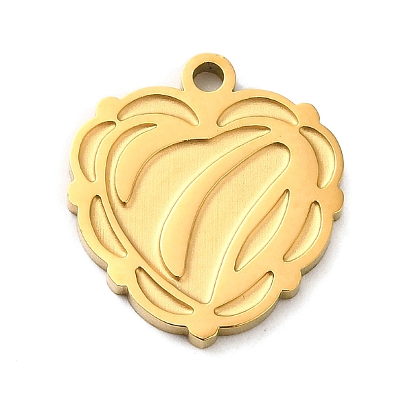 PandaHall Ion Plating(IP) 304 Stainless Steel Pendants, Textured and Laser Cut, Heart Charm, Real 18K Gold Plated, 16x14.5x1.5mm, Hole...
PandaHall Ion Plating(IP) 304 Stainless Steel Pendants, Textured and Laser Cut, Heart Charm, Real 18K Gold Plated, 16x14.5x1.5mm, Hole...