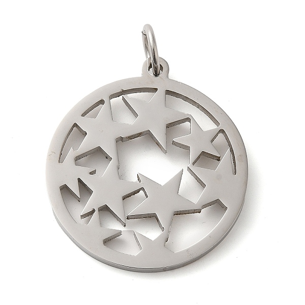 PandaHall 304 Stainless Steel Pendants, with Jump Ring, Flat Round, Stainless Steel Color, Star, 33x29.5x2mm, Hole: 5.5mm 304 Stainless...
PandaHall 304 Stainless Steel Pendants, with Jump Ring, Flat Round, Stainless Steel Color, Star, 33x29.5x2mm, Hole: 5.5mm 304 Stainless...