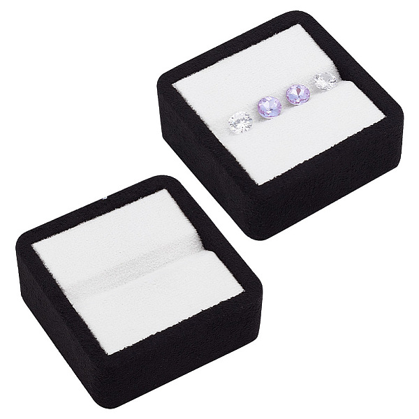 PandaHall Square Velvet with Fibre Cloth Loose Diamond Jewelry Display Case, for Diamond Displays Holder, White, 6.3x6.3x2.7cm Velvet Square...
PandaHall Square Velvet with Fibre Cloth Loose Diamond Jewelry Display Case, for Diamond Displays Holder, White, 6.3x6.3x2.7cm Velvet Square...