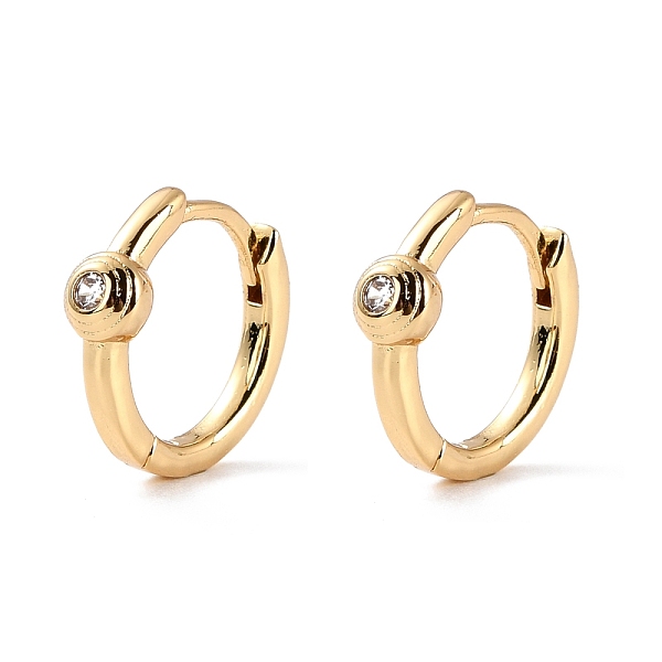 PandaHall Rose Clear Cubic Zirconia Small Hoop Earring for Her, Cadmium Free & Lead Free, Real 18K Gold Plated, 14x15.5x2mm, Pin: 0.8mm...
PandaHall Rose Clear Cubic Zirconia Small Hoop Earring for Her, Cadmium Free & Lead Free, Real 18K Gold Plated, 14x15.5x2mm, Pin: 0.8mm...