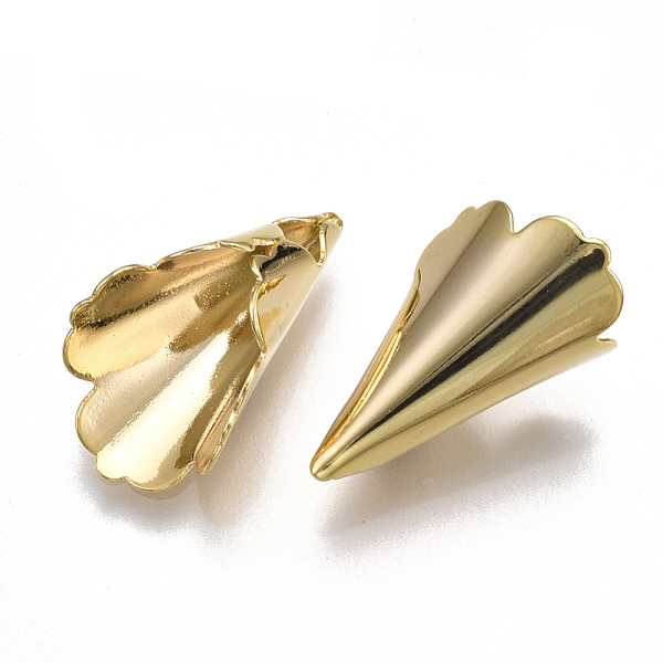 PandaHall Brass Bead Cones, Nickel Free, Real 18K Gold Plated, 18x10x6.5mm, Hole: 0.8mm Brass
PandaHall Brass Bead Cones, Nickel Free, Real 18K Gold Plated, 18x10x6.5mm, Hole: 0.8mm Brass