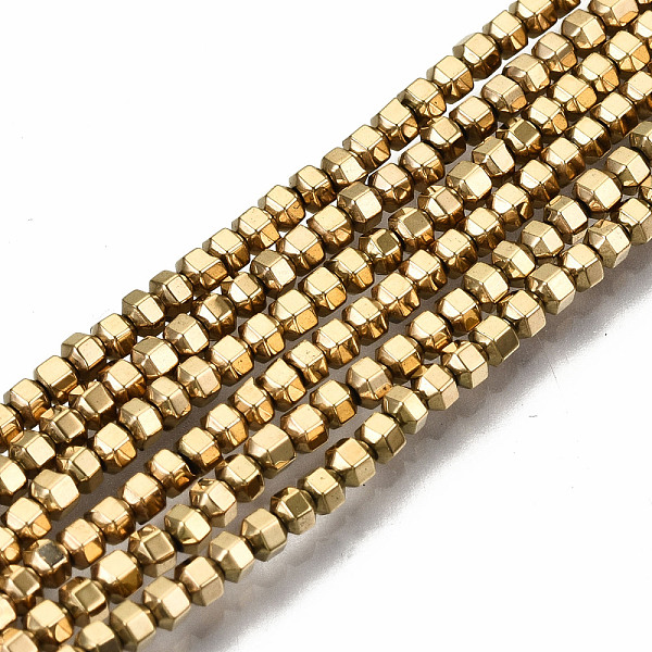 PandaHall Electroplate Non-magnetic Synthetic Hematite Beads Strands, Hexagon, Faceted, Real 18K Gold Plated, 2x2mm, Hole: 0.8mm, about...
PandaHall Electroplate Non-magnetic Synthetic Hematite Beads Strands, Hexagon, Faceted, Real 18K Gold Plated, 2x2mm, Hole: 0.8mm, about...
