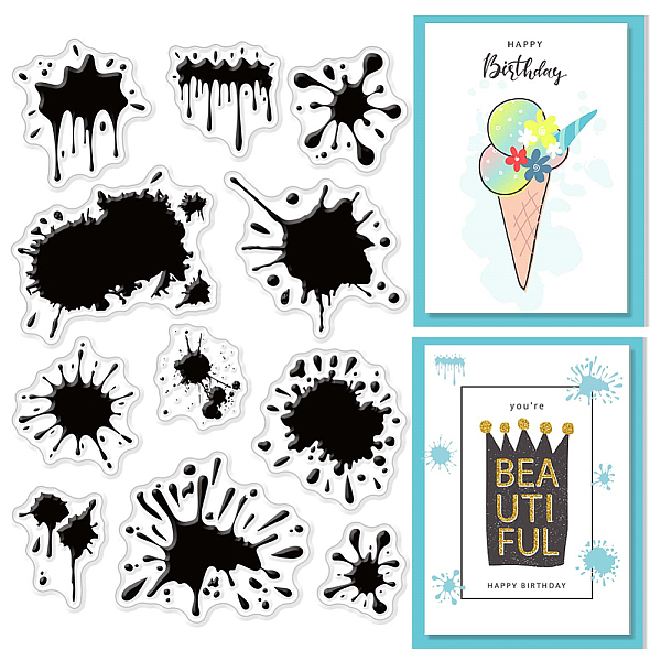 PandaHall CRASPIRE Splash-Ink Style Clear Stamps for Card Making Decoration Scrapbooking, Water Stains Silicone Rubber Stamp for Greeting...
PandaHall CRASPIRE Splash-Ink Style Clear Stamps for Card Making Decoration Scrapbooking, Water Stains Silicone Rubber Stamp for Greeting...