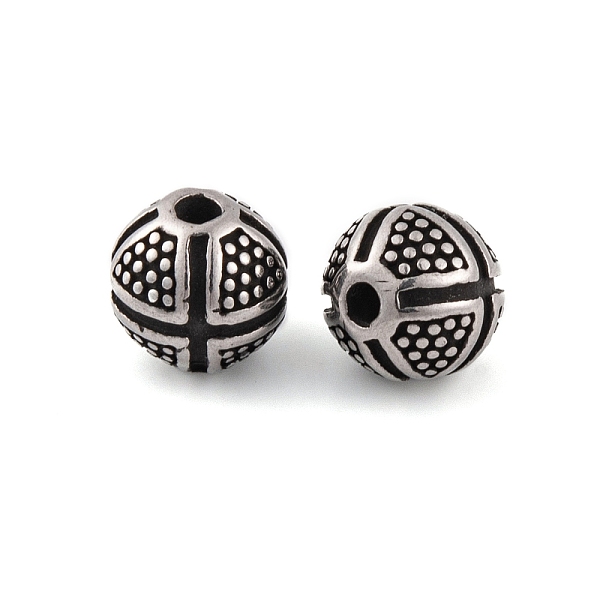 PandaHall 304 Stainless Steel Beads, Round, Antique Silver, 8mm, Hole: 1mm 304 Stainless Steel Round
PandaHall 304 Stainless Steel Beads, Round, Antique Silver, 8mm, Hole: 1mm 304 Stainless Steel Round