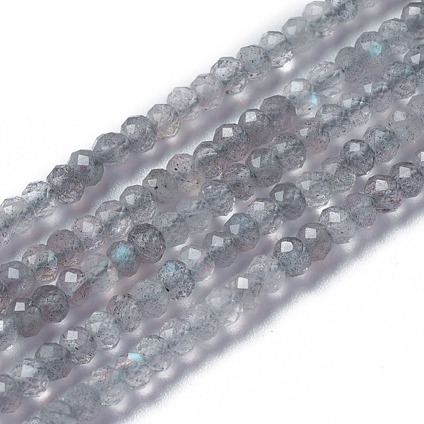 PandaHall Natural Labradorite Beads Strands, Faceted, Rondelle, 3~3.5x2~2.5mm, Hole: 0.2mm, about 120~189pcs/strand, 16.2~16.4 inch...
PandaHall Natural Labradorite Beads Strands, Faceted, Rondelle, 3~3.5x2~2.5mm, Hole: 0.2mm, about 120~189pcs/strand, 16.2~16.4 inch...