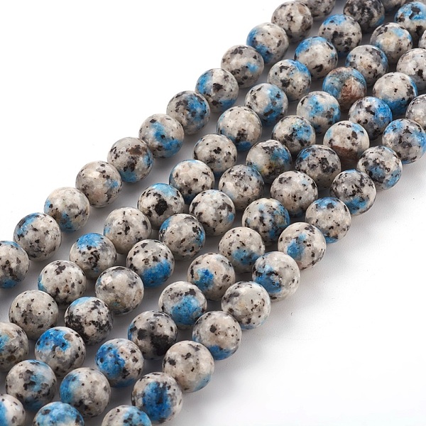 PandaHall Natural K2 Stone/Raindrop Azurite Beads Strands, Dyed, Round, 10mm, Hole: 1mm, about 37pcs/strand, 14.6 inch(37.2cm) K2 Stone...
PandaHall Natural K2 Stone/Raindrop Azurite Beads Strands, Dyed, Round, 10mm, Hole: 1mm, about 37pcs/strand, 14.6 inch(37.2cm) K2 Stone...
