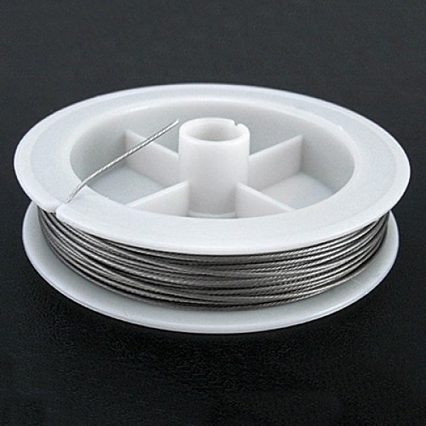 PandaHall Tiger Tail Wire, Nylon-coated Stainless Steel, Original Color(Raw), Raw, 0.8mm, about 32.8 Feet(10m)/roll Stainless Steel Round..., Gray
PandaHall Tiger Tail Wire, Nylon-coated Stainless Steel, Original Color(Raw), Raw, 0.8mm, about 32.8 Feet(10m)/roll Stainless Steel Round..., Gray