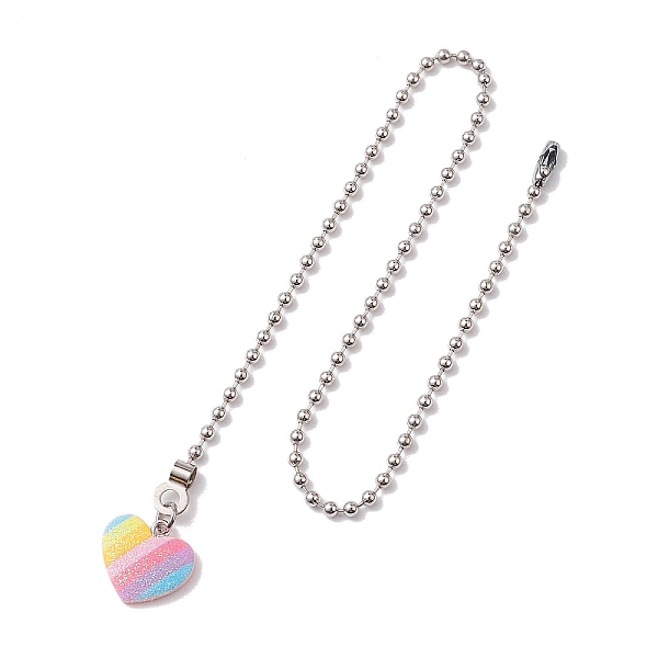 PandaHall Resin Ceiling Fan Pull Chain Extenders, with Iron Ball Chains, Heart, 332mm, Pendant: 17x18.5x3.5mm Resin Heart
PandaHall Resin Ceiling Fan Pull Chain Extenders, with Iron Ball Chains, Heart, 332mm, Pendant: 17x18.5x3.5mm Resin Heart