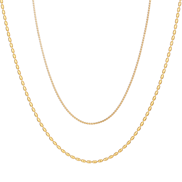 PandaHall Double Layer Pearl Necklace with Seed Beads, Stainless Steel Chain Necklaces Seed Beads
PandaHall Double Layer Pearl Necklace with Seed Beads, Stainless Steel Chain Necklaces Seed Beads