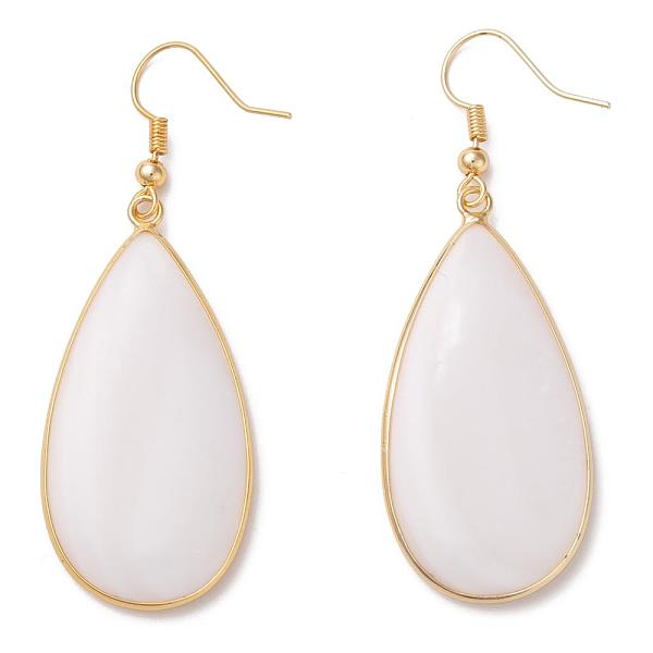 PandaHall White Shell Dangle Earrings, teardrop, with Brass Findings, Golden, 53mm, Pin: 0.8mm Shell White
PandaHall White Shell Dangle Earrings, teardrop, with Brass Findings, Golden, 53mm, Pin: 0.8mm Shell White