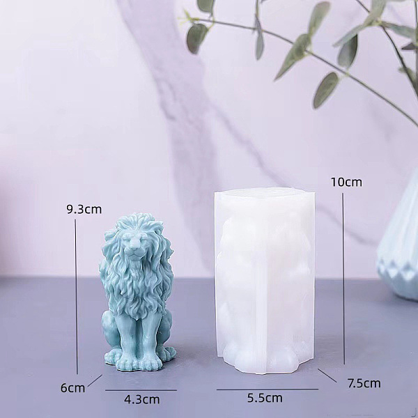 PandaHall DIY Silicone Candle Molds, For Candle Making, Lion, White, 7.5x5.5x10cm Silicone Lion White
PandaHall DIY Silicone Candle Molds, For Candle Making, Lion, White, 7.5x5.5x10cm Silicone Lion White