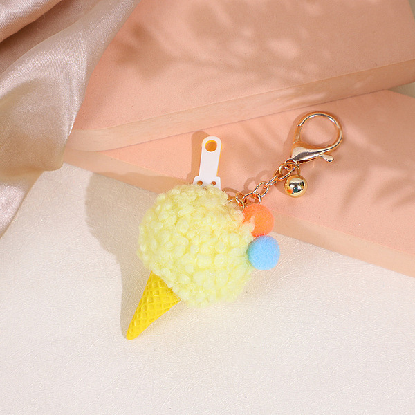 PandaHall Wool Ice Cream Pendant Keychain, with Iron Findings, Light Khaki, 14cm Wool Food
PandaHall Wool Ice Cream Pendant Keychain, with Iron Findings, Light Khaki, 14cm Wool Food