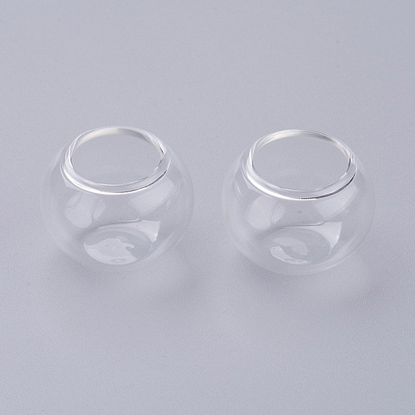 PandaHall Blown Glass Globe Cover, Wishing Bottle Bubble Vial, Clear, 26x19~20mm, Hole: 14.5~16mm, Capacity: 3.5ml(0.118 fl. oz) Glass...
PandaHall Blown Glass Globe Cover, Wishing Bottle Bubble Vial, Clear, 26x19~20mm, Hole: 14.5~16mm, Capacity: 3.5ml(0.118 fl. oz) Glass...