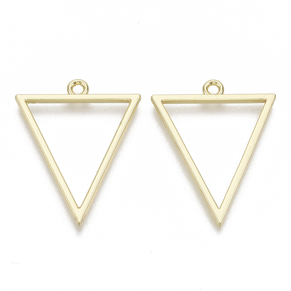 PandaHall Alloy Open Back Bezel Big Pendants, For DIY UV Resin, Epoxy Resin, Pressed Flower Jewelry, Triangle, Light Gold, 35x27.5x2mm, Hole...
PandaHall Alloy Open Back Bezel Big Pendants, For DIY UV Resin, Epoxy Resin, Pressed Flower Jewelry, Triangle, Light Gold, 35x27.5x2mm, Hole...