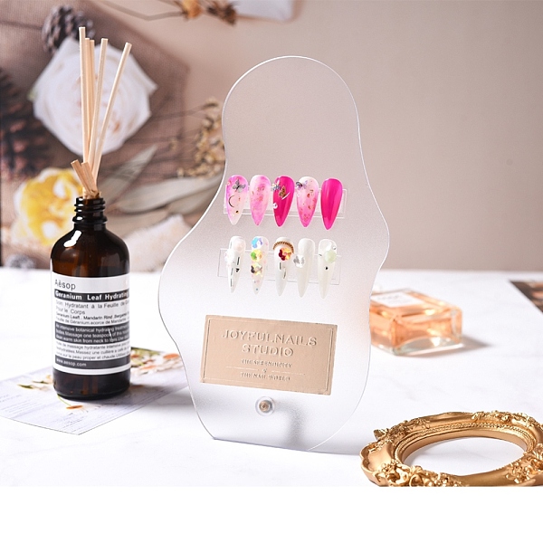 PandaHall Nail Art Display Stand, Frosted Acrylic Showing Holder, for False Nail Tips Sample Display, Professional Salon Nail Color Nail..., White
PandaHall Nail Art Display Stand, Frosted Acrylic Showing Holder, for False Nail Tips Sample Display, Professional Salon Nail Color Nail..., White