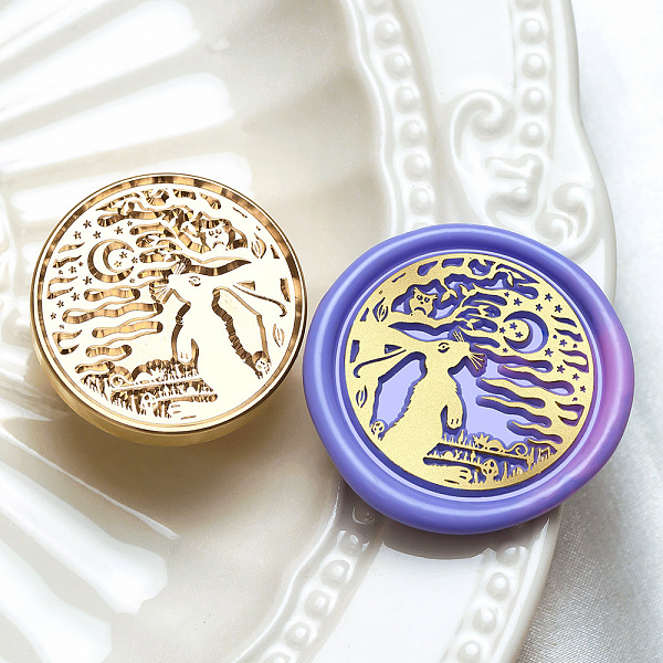 PandaHall Wax Seal Brass Stamp Heads, for Wax Seal Stamp, Golden, Rabbit, 30x14mm, Inner Diameter: 7mm Brass Rabbit
PandaHall Wax Seal Brass Stamp Heads, for Wax Seal Stamp, Golden, Rabbit, 30x14mm, Inner Diameter: 7mm Brass Rabbit