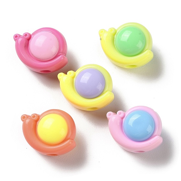 PandaHall Two Tone Opaque Acrylic Beads, Snail, 14x19x12mm, Hole: 3.7mm Acrylic Snail
PandaHall Two Tone Opaque Acrylic Beads, Snail, 14x19x12mm, Hole: 3.7mm Acrylic Snail
