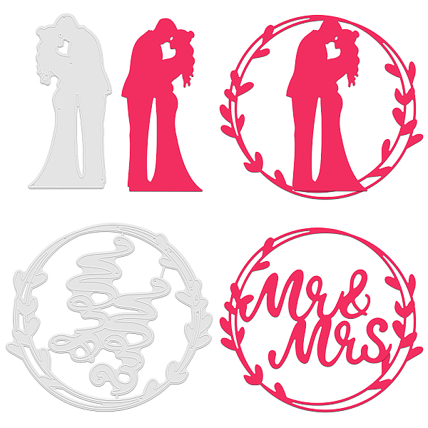 PandaHall GLOBLELAND 2Pcs Wedding Frame Cutting Dies Metal Bride Groom Die Cuts Embossing Stencils Template for Paper Card Making Decoration...
PandaHall GLOBLELAND 2Pcs Wedding Frame Cutting Dies Metal Bride Groom Die Cuts Embossing Stencils Template for Paper Card Making Decoration...