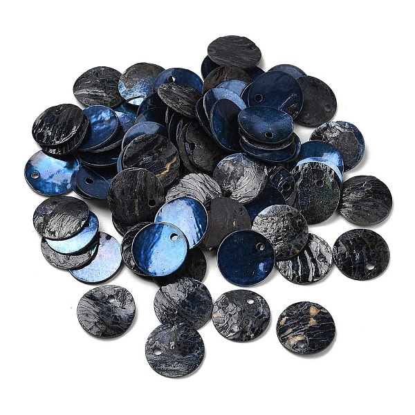 PandaHall Spray Painted Natural Akoya Shell Charms, Mother of Shell, Flat Round Charms, Prussian Blue, 13x1.5mm, Hole: 1mm Shell Flat Round
PandaHall Spray Painted Natural Akoya Shell Charms, Mother of Shell, Flat Round Charms, Prussian Blue, 13x1.5mm, Hole: 1mm Shell Flat Round