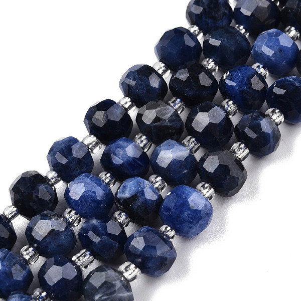 PandaHall Natural Sodalite Beads Strands, with Seed Beads, Faceted, Rondelle, 8x6mm, Hole: 1mm, about 20~22pcs/strand, 7.09 inch(18cm)...
PandaHall Natural Sodalite Beads Strands, with Seed Beads, Faceted, Rondelle, 8x6mm, Hole: 1mm, about 20~22pcs/strand, 7.09 inch(18cm)...