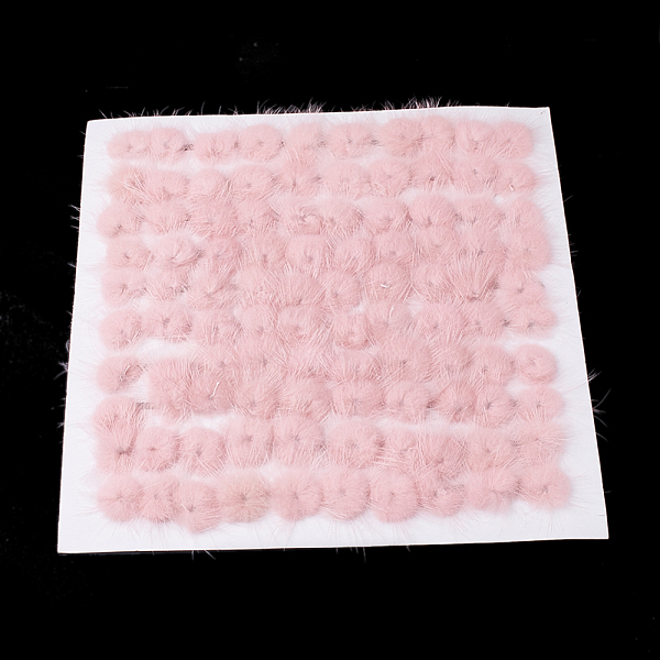 PandaHall Faux Mink Fur Ball Decoration, Pom Pom Ball, For DIY Craft, Pink, 2~2.5cm, about 100pcs/board Fibre Pink
PandaHall Faux Mink Fur Ball Decoration, Pom Pom Ball, For DIY Craft, Pink, 2~2.5cm, about 100pcs/board Fibre Pink