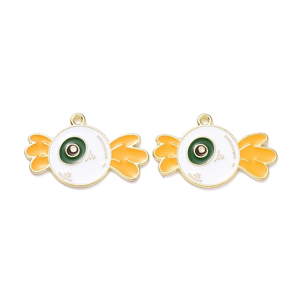 PandaHall Halloween Alloy Enamel Pendant, Candy, Light Gold, 16x26x1mm, Hole: 1.5mm Alloy+Enamel Candy
PandaHall Halloween Alloy Enamel Pendant, Candy, Light Gold, 16x26x1mm, Hole: 1.5mm Alloy+Enamel Candy