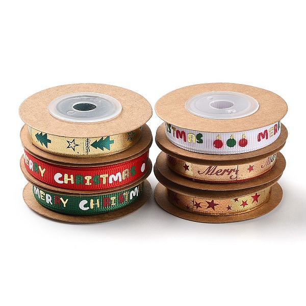 PandaHall 6 Rolls 6 Styles Christmas Hot Stamping Polyester Ribbons, Including Satin Ribbons and Grosgrain Ribbons for Crafts, Gift Package..., Multicolor
PandaHall 6 Rolls 6 Styles Christmas Hot Stamping Polyester Ribbons, Including Satin Ribbons and Grosgrain Ribbons for Crafts, Gift Package..., Multicolor