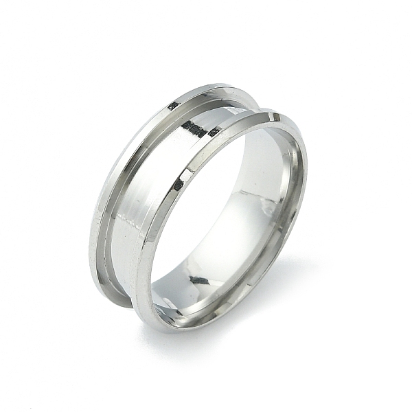 PandaHall 201 Stainless Steel Grooved Finger Ring Settings, Ring Core Blank, for Inlay Ring Jewelry Making, Stainless Steel Color, Size 10...
PandaHall 201 Stainless Steel Grooved Finger Ring Settings, Ring Core Blank, for Inlay Ring Jewelry Making, Stainless Steel Color, Size 10...