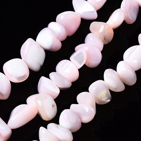 PandaHall Natural Trochid Shell/Trochus Shell Bead Strands, Nuggets Chips, Dyed, Pink, 3.5~13x6~12x3~8mm, Hole: 0.9mm, about 50~73pcs/strand...
PandaHall Natural Trochid Shell/Trochus Shell Bead Strands, Nuggets Chips, Dyed, Pink, 3.5~13x6~12x3~8mm, Hole: 0.9mm, about 50~73pcs/strand...