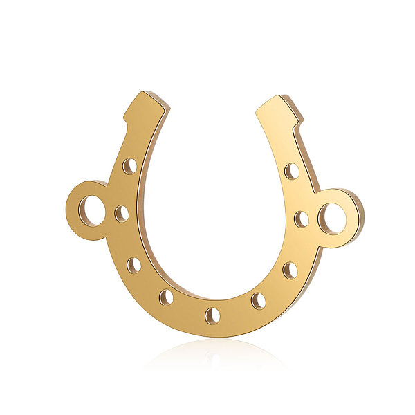 PandaHall Titanium Steel Links connectors, Horse Shoe, Golden, 10x13.5x0.8mm, Hole: 1mm Titanium Steel Horse
PandaHall Titanium Steel Links connectors, Horse Shoe, Golden, 10x13.5x0.8mm, Hole: 1mm Titanium Steel Horse